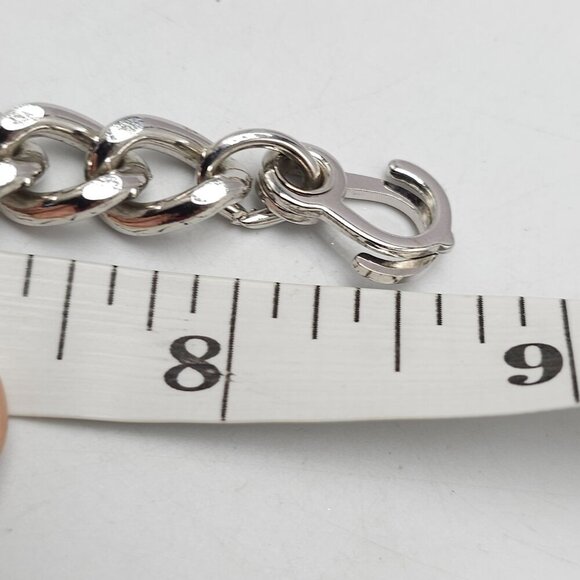 Stainless Steel Engraved Joyce ID Bracelet With Curb Chain 8.5 in - Picture 6 of 6